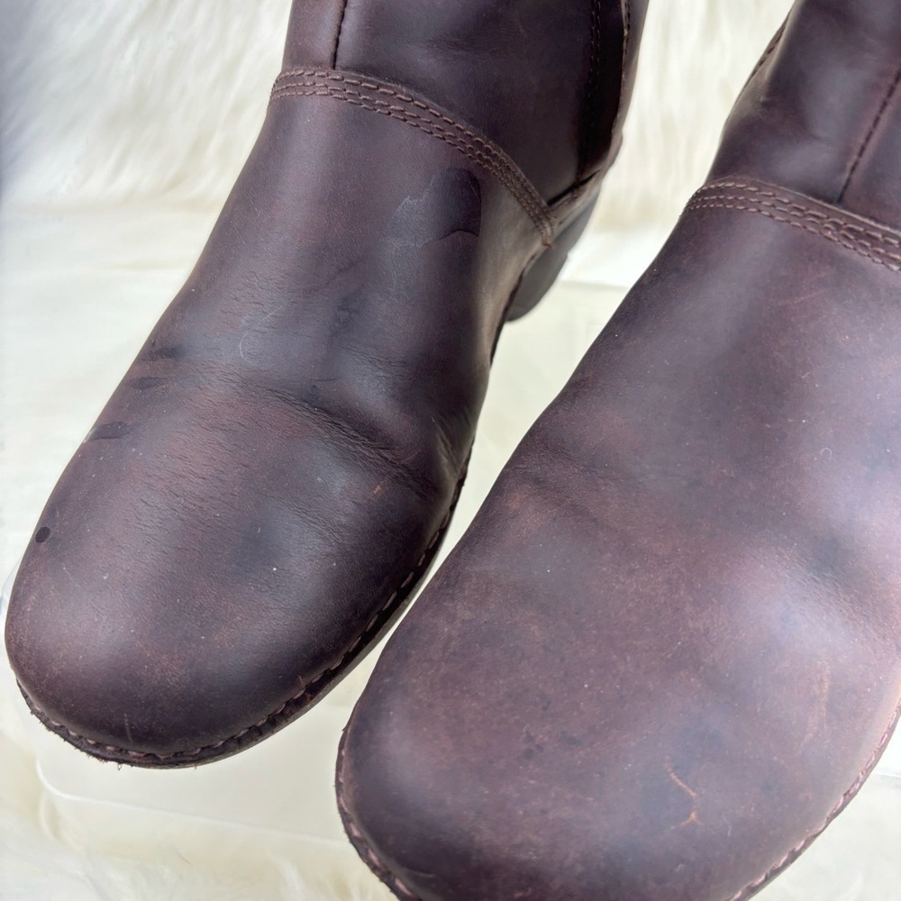 MERRELL EMMA BRUNETTE BROWN LOW CALF LEATHER BOOTS SIZE 5 WOMAN - Picture 7 of 10